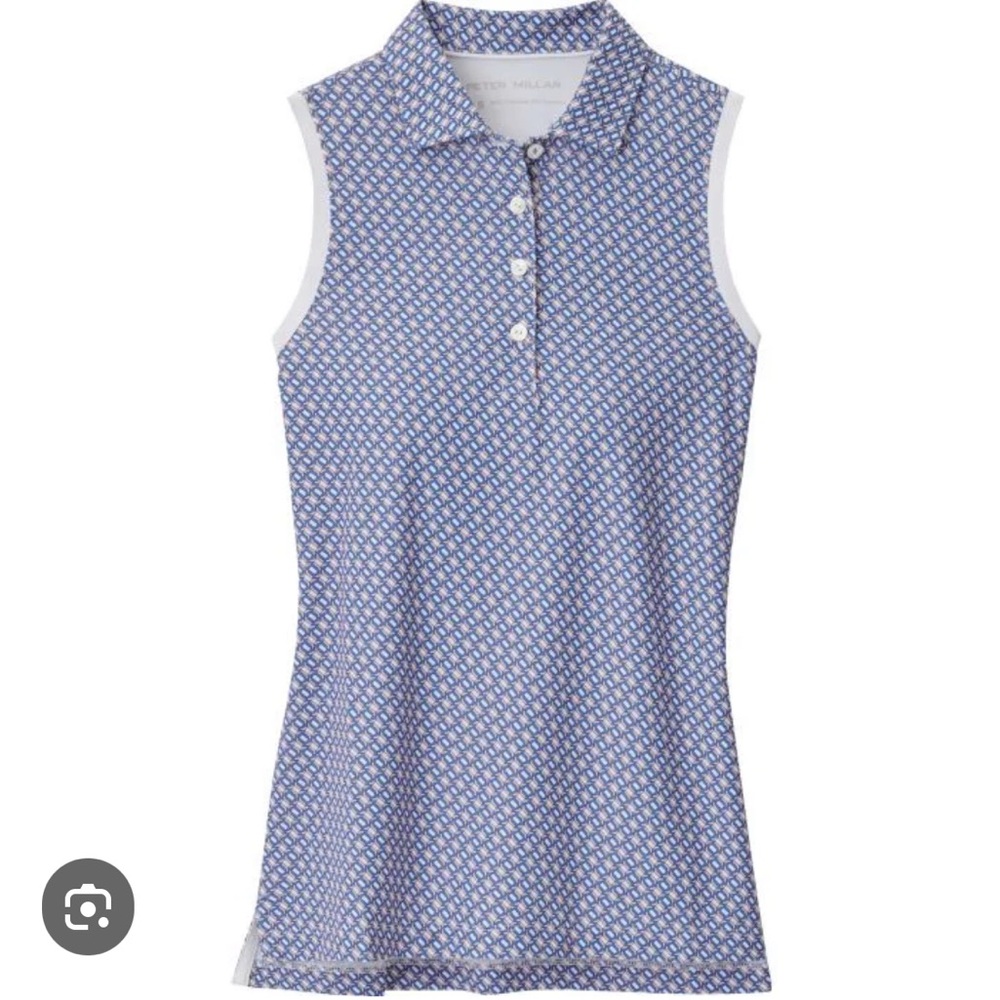 Peter Millar Blue and White Patterned ladies  top